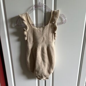Baby Gap Tan Knit One Piece